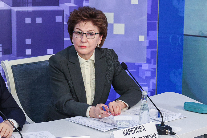 Сенатор, заместитель Председателя СФ Галина Карелова