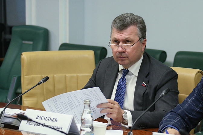 Валерий Васильев. Фото: СенатИнформ/ Пресс-служба СФ