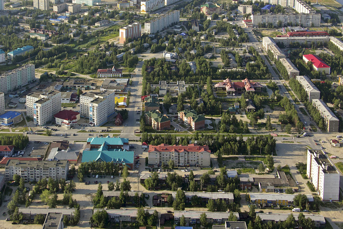 город вид сверху 