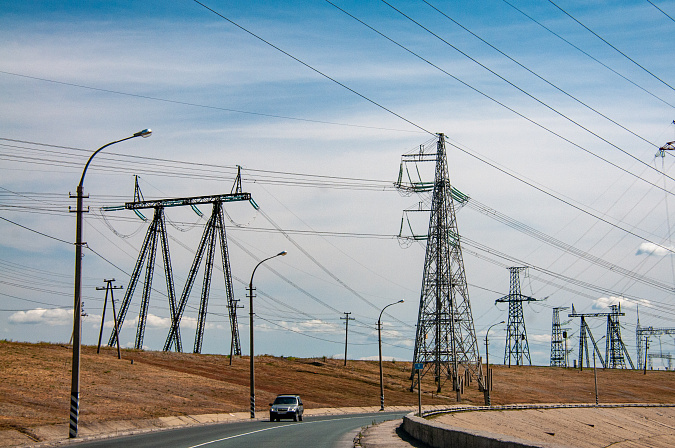 энергетика электричество высоковольтная линия 