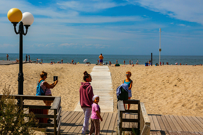 курорт калининград пляж берег 