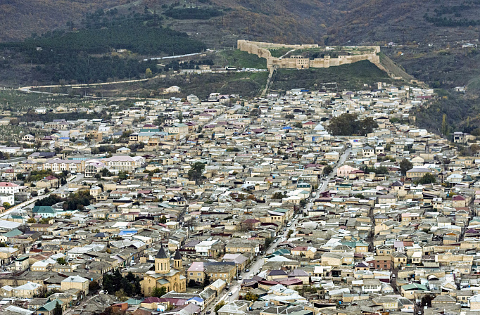 Республика Дагестан, город Дербент и его средневековая крепость Нарын-Кала