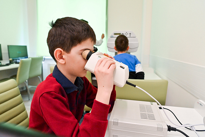 поликлиника детский окулист проверка зрения