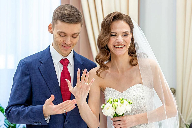 свадьба молодожёны 