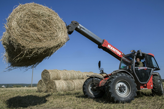 сельское хозяйство сено поле 