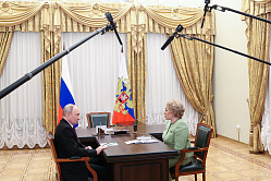 Матвиенко рассчитывает на участие Путина в заседании Совета по демографии