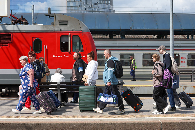 вокзал перрон туризм ржд 