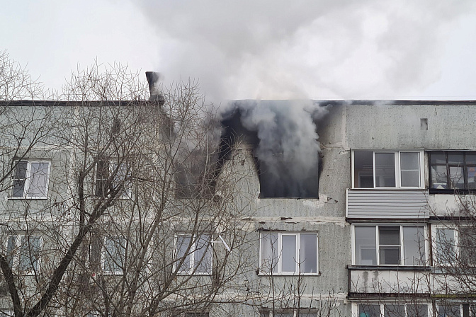 пожар в жилом доме