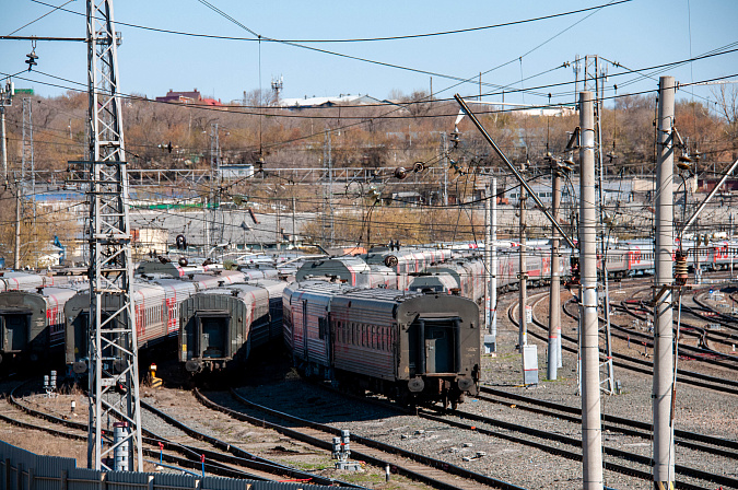 ржд тупик депо рельсы вагоны 