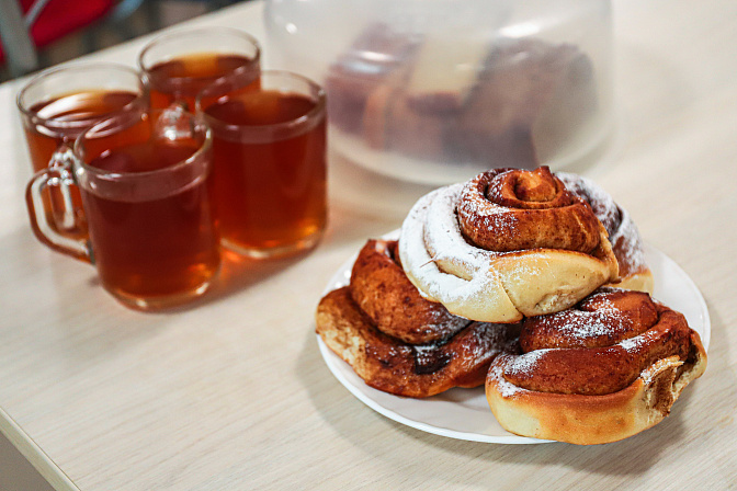 школьная столовая булочки 