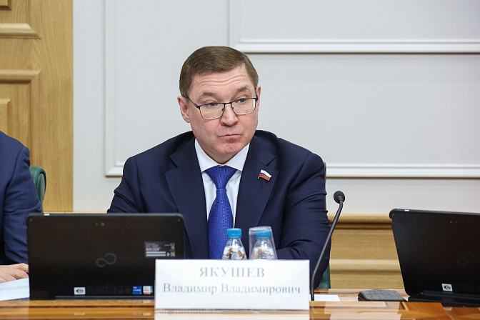 первый заместитель председателя сф владимир якушев