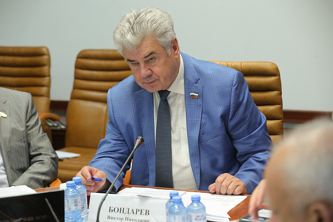 Виктор Бондарев. Фото: СенатИнформ/ Пресс-служба СФ